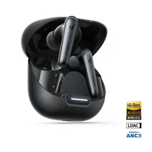 Anker SoundCore Liberty 4NC Black with white Background