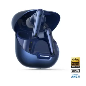 Anker SoundCore Liberty 4NC Navy Blue with white Background