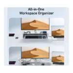 Anker 675 USB-C Monitor Stand Dock (12-in-1 with Wireless Charging) all in 1 desktop Organiser at Nextechstore.lk