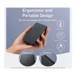 Anker MagGo Power Bank (10K, Slim) Black Ergonomic and Slim at Nextechstore.lk