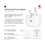 Apple Care Iphone 40W with 60W Max USB-C Charging Adapter at Nextechstore.lk