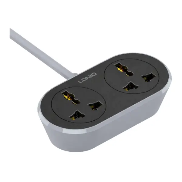 LDNIO SC2018 Universal 2 AC Outlet Extension Cord at Nextechstore.lk