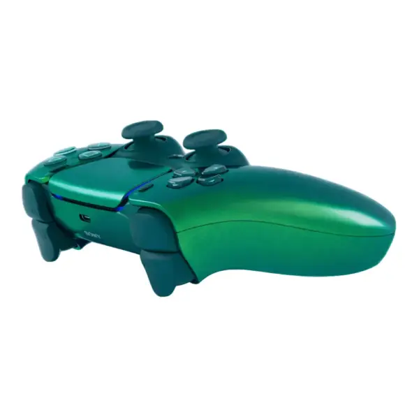 PS5 Duelsense Controller Chroma Edition Green Side View at Nextechstore.lk