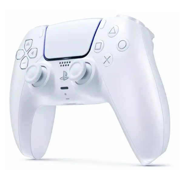 PS5 Duelsense Controller Chroma Edition White Front Side View at Nextechstore.lk