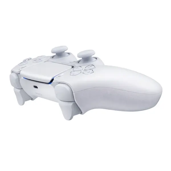 PS5 Duelsense Controller Chroma Edition White Front Trigger Side View at Nextechstore.lk