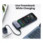 UGREEN 5000mAh 20W Power Bank with Built-in USB-C Connector Use Powerbank While Its Charging at Nextechstore.lk