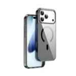 WiWU IShield Pro MCC-101 Magnetic Clear Case Dark Transparent for iphone 17 Pro Max, 17 Pro at Nextechstore.lk
