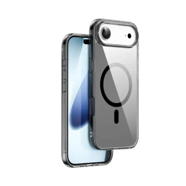 WiWU IShield Pro MCC-101 Magnetic Clear Case Dark Transparent for iphone 17 air at Nextechstore.lk