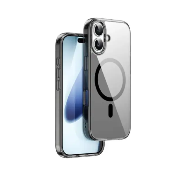 WiWU IShield Pro MCC-101 Magnetic Clear Case Dark Transparent for iphone 17 at Nextechstore.lk