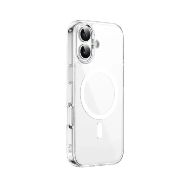 WiWU IShield Pro MCC-101 Magnetic Clear Case White Transparent for iphone 17 Backside at Nextechstore.lk