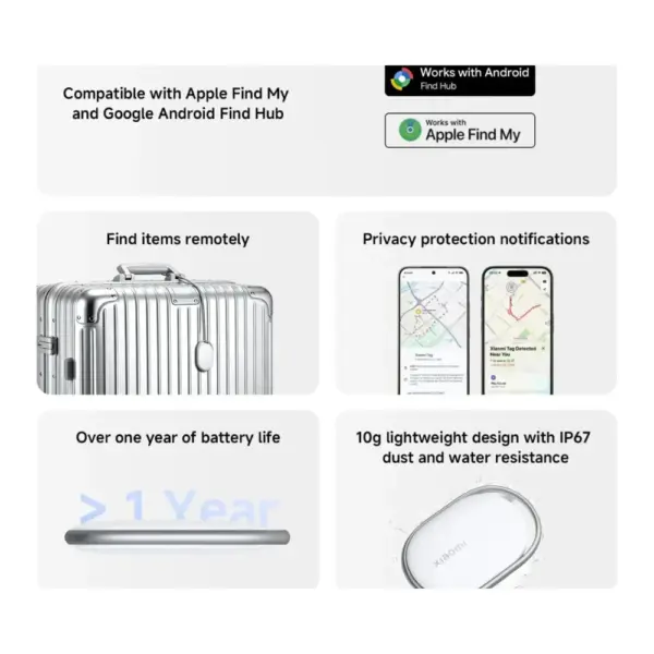 XIAOMI Tag With Privacy And Protection IOS and Android at Nextechstore.lk