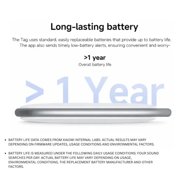 XIAOMI Tag with Long Lasting Battery Life from Nextechstore.lk