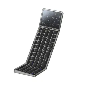 Yesido Kb49 Tri-Fold Wireless Bluetooth Keyboard with Touchpad & Numeric Keypad for Phone, Tablet & PC - English at Nextechstore.lk
