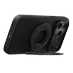 AULUMU G09 Infinite 360° Magnetic Stand With 3-Axis Rotation Black on phone Horizontal position white background