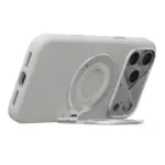 AULUMU G09 Infinite 360° Magnetic Stand With 3-Axis Rotation White on phone Horizontal position white background