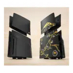 Ghost of Yotei PS5 Pro Faceplate – Disc Edition Black and Gold Both Sides