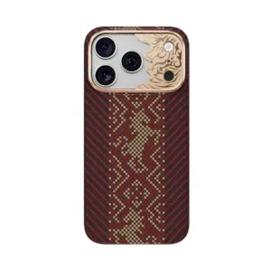 Knight ArmorAir Case Red built with Kevlar Front View at Nextechstore.lk