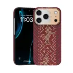 Knight ArmorAir Case Red built with Kevlar in White Background at Nextechstore.lk