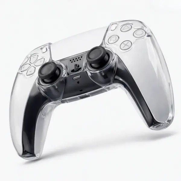 PS5 DualsSense controller Plastic Case In White Background Tilt Bottom View At Nextechstore.lk