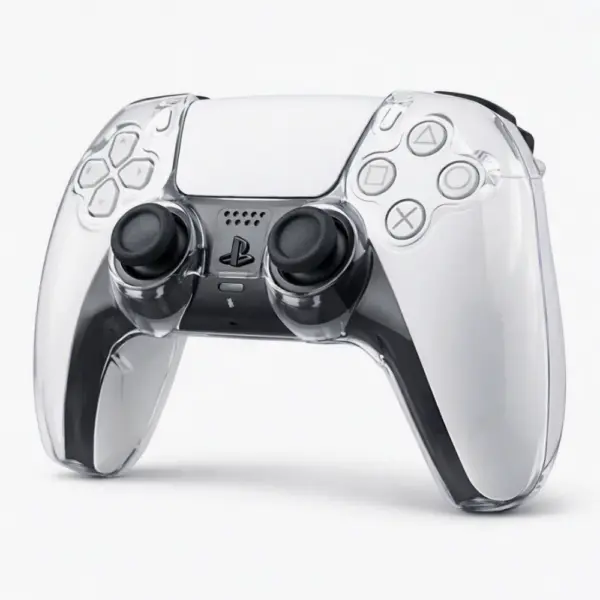 PS5 DualsSense controller Plastic Case In White Background Tilt Side View At Nextechstore.lk